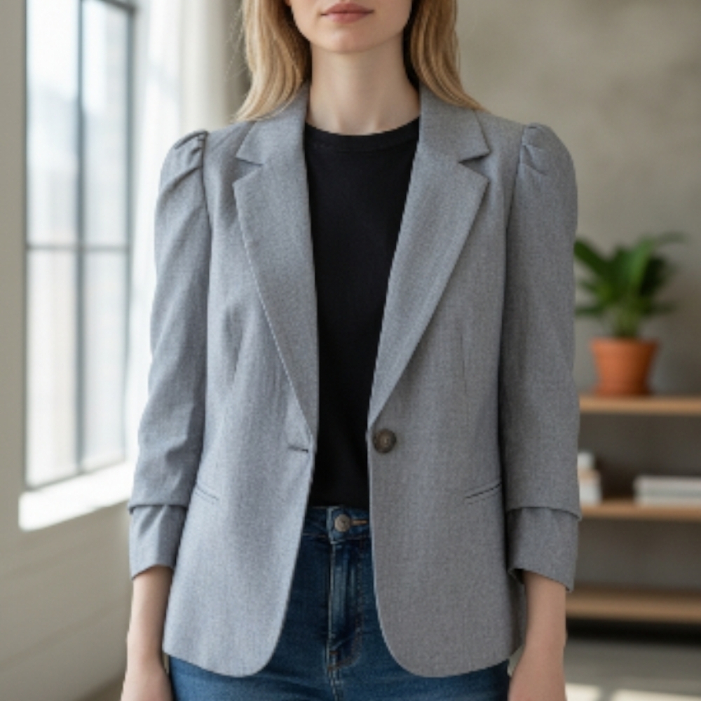 Women's Gray Blazer